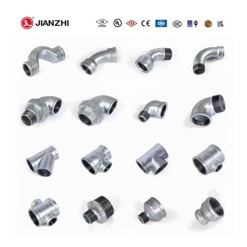 Jianzhi Pipe Couplings Fittings Malleable Cast
