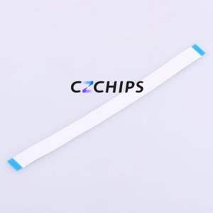 KH-FFC-A1.0-12P-200MM FFC Cable (Flexible Flat Cable) P=1mm Connector 12P 1mm 0.3mm Non-Inverting - Product Image 2