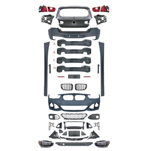 Kit Carrozzeria Completo Stile MP per BMW Serie 1 <span class=keywords><strong>F20</strong></span> <span class=keywords><strong>116i</strong></span>/118i/125i con Paraurti Anteriore/Posteriore e Minigonne Laterali - Nuovo, Durevole, Perfetta Vestibilità - Product Image 6