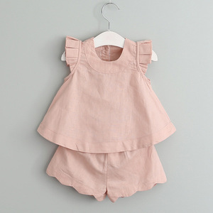 Ensembles de vêtements pour filles, style estival, nouvelle collection, vêtements pour bébés filles, t-shirt à manches courtes, pantalon, robe, 2 pièces, costumes pour enfants - Product Image 6