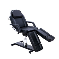 Table de massage Hongzi, multifonctionnelle, pliable, réglable en hauteur, micro-réglable, électrique, en cuir PU, pour salon commercial