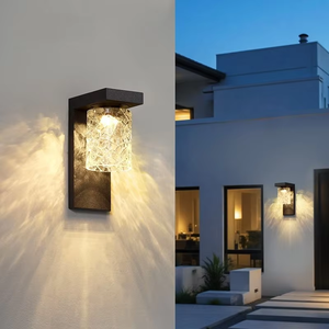 โคมไฟติดผนัง LED สแตนเลสสีขาวนวล สำหรับวิลล่า ลานบ้าน สวน และระเบียง ไฟภายนอกอาคาร - Product Image 6