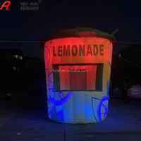 Stand de vente de limonade gonflable géant personnalisé, tente d'événement, stand pour la vente de boissons au citron, promotion publicitaire