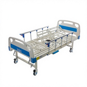 Medizinische Gerätebetten Preise Geräuschlose Rollen Klappbarer Esstisch Infusionsständer Matratze 3-Funktionen Manuelles Pflegebett - Product Image 1