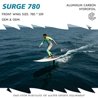 Hydrofoil en carbone SURGE 780 pour maniabilité rapide, envergure compacte de 109 mm, foil de kite, foil à haute résistance au vent, pour carving agressif sur les vagues