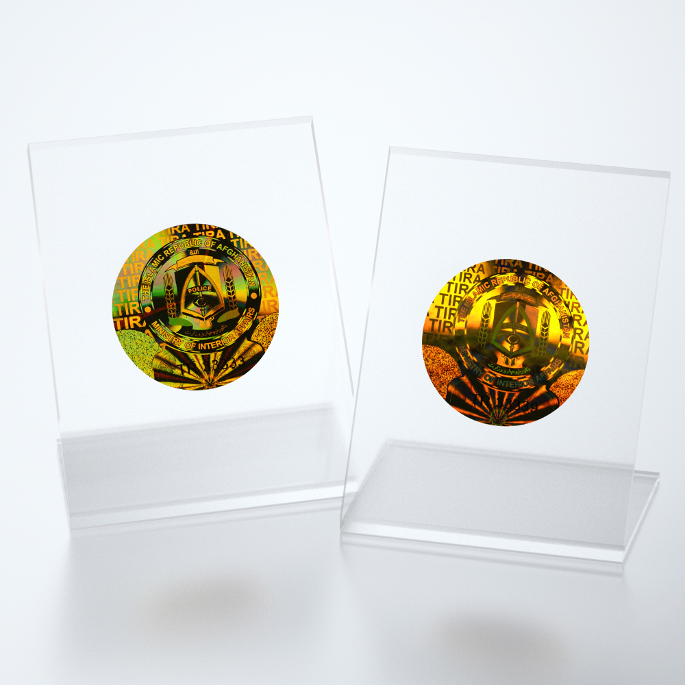 Adhesive Smooth Custom Hologram Stickers Tamper Proof Security Seal Label