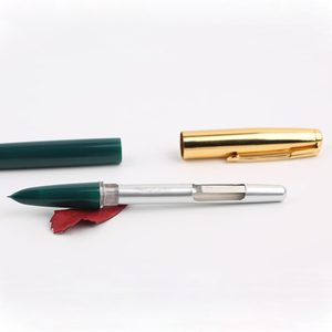 Luxury Brand <strong>Hero</strong> 616 Fountain <strong>Pen</strong> Black Green Stainless Steel Fine Nib Office School Supplies Ink <strong>Pens</strong> - Product Image 3