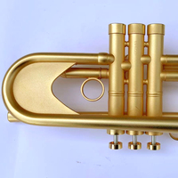 High Quality Yellow Brass Bb Heavy Model Trumpet