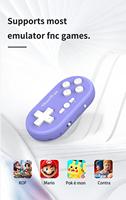 Q36XDV Mini Gamepad Kontrol Game Genggam Konsol Game Portabel Pengontrol Saku untuk Nintendo Switch PC Windows Android MacOS