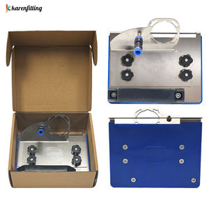 Professionnel 45 °   Outil de chanfreinage de carreaux avec support de meuleuse d'angle à plaque de base bleue pour la découpe et le traitement des bords de carreaux en céramique - Product Image 2