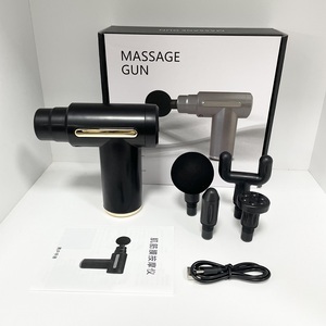Masajeador Manual Económico de Fábrica con 6 Velocidades de Vibración, Mini Pistola de Masaje Fascial con 4 Cabezales de Masaje - Product Image 3