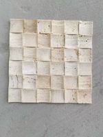 Mosaïque beige, mosaïque de travertin à la gomme arabique, mosaïque de pierre naturelle