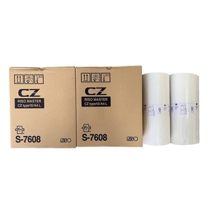 <b>OCB</b> Digital Printing <b>Paper</b> S-7608 Master <b>Roll</b> Film Supplier for Riso CZ-100 CZ-180 Printer - Product Image 1