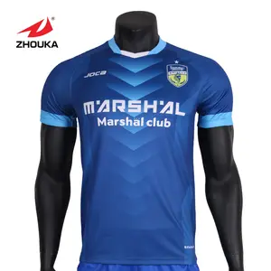 100% Ployter tela conjunto completo uniforme de fútbol de los hombres equipo de fútbol ropa de camiseta de fútbol de diseño