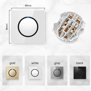 Interruttore a Parete Touch YINKA Personalizzato di Alta Qualità in Vetro Temperato con Presa USB 16A per Condizionatore d'Aria - Product Image 6