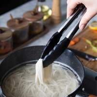 Pinces de cuisine multifonctionnelles en acier inoxydable de haute qualité, 7 pouces, pour la cuisson, le buffet, le pain, les aliments, les barbecues en plein air