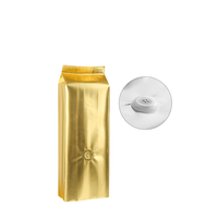 Poche debout de l'usine chinoise pour l'emballage de thé et de café en papier kraft mat/gousset latéral en plastique aluminium avec/sans joint de guérison