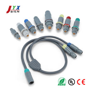 プラスチック航空対応レモス医療美容機器アダプターIP50 Pシリーズ1P2Pプッシュプルセルフラッチングワイヤーハーネス - Product Image 1