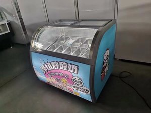 카운터 탑 미니 소형 테이블 아이스크림 쇼케이스 디스플레이 냉장고 냉동고 상업용 - Product Image 3