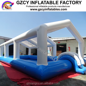 Vente flash d'été : grande <span class=keywords><strong>piscine</strong></span> gonflable durable avec toit pour enfants et adultes - Product Image 5