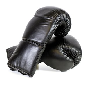 Gants de boxe en cuir MMA, équipement de combat en cuir, mitaines d'entraînement, Muay thaï - Product Image 1