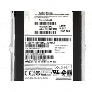 01LJ046 01LJ044 02PX542 ฮาร์ดดิสก์แบบโซลิดสเตท 3.84TB IBX 12GB SAS SFF ของแท้ใหม่ V5100/V5000E สำหรับองค์กร - Product Image 3