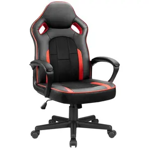人体工程学视频游戏椅室赛车PU皮革高度可调电脑游戏椅高品质