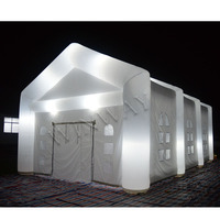 Tente gonflable LED personnalisée en gros pour événements de mariage, tente extérieure gonflable pour grands rassemblements et festivals professionnels
