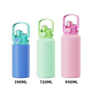 Bouteille d'eau sport en acier inoxydable à double paroi de 24 oz avec logo personnalisé, bec verseur <span class=keywords><strong>pour</strong></span> une isolation de 12 à 24 heures, anti-fuite, sans BPA - Product Image 1