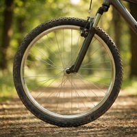 Jante de vélo de ville/cross-country en alliage d'aluminium à paroi simple de 26 pouces, 36 trous, avec frein V, légère et de haute qualité