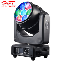 Fabrika Çıkışlı Mini Arı Gözü Zoom Lambası 7x40W Arı Gözleri 16bit Hareketli Strobe Işın Yıkama Efekti Düğün Parti Gösterisi için