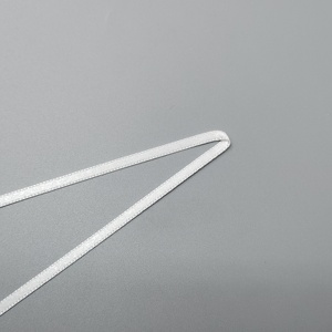 Ribbon Net đôi mặt satin vải 3mm căng <span class=keywords><strong>Polyester</strong></span> Spandex vải tuyn đàn hồi cho đồ lót căng lưới vải ban nhạc Webbing - Product Image 2