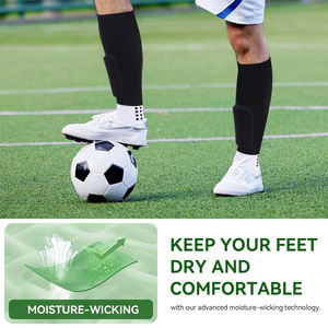 Protector de Piernas de Panal Personalizado, Protector de Pantorrillas de Fútbol Absorbente de Impactos, Calcetines Deportivos de Compresión, Calcetines Acolchados para Espinilleras - Product Image 5