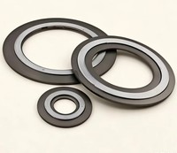 Joint d'étanchéité à bride métallique en acier inoxydable 316, avec anneaux intérieur et extérieur en acier 304, pour valve haute pression, modèle de base