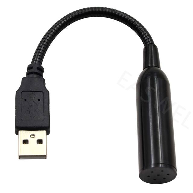 New Mini Microfone Usb Externo Microfonos Usb Mini Para Pc Microfono Usb Flexible Laptop