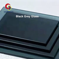 Schwarz-Grau Getöntes Gehärtetes Glas 4mm 5mm 6mm 8mm 10mm CE SGCC für Fenster Vorhangfassade Raumteiler Fassade Maßanfertigung