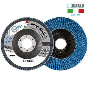 FERVI - DF8150.184 Professional Classic disque à lamelles inclinées en zirconium platine-EAN 8012667296995 ABRASIVES - Product Image 1