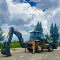 Livraison Gratuite Nouvelle Mini-Rétrocaveuse Chargeuse-Excavatrice Tracteur 4x4 JCB