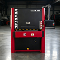 Machine de polissage de surface à plaque métallique 220V, pour l'élimination de la rouille et le finissage des aciers au carbone