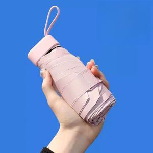 Parapluie pliant portable mini 6K anti-UV pour la pluie et le soleil, idéal pour la randonnée, les voyages et les activités de plein air, personnalisable, pour femme, avec boîte cadeau colorée - Product Image 3
