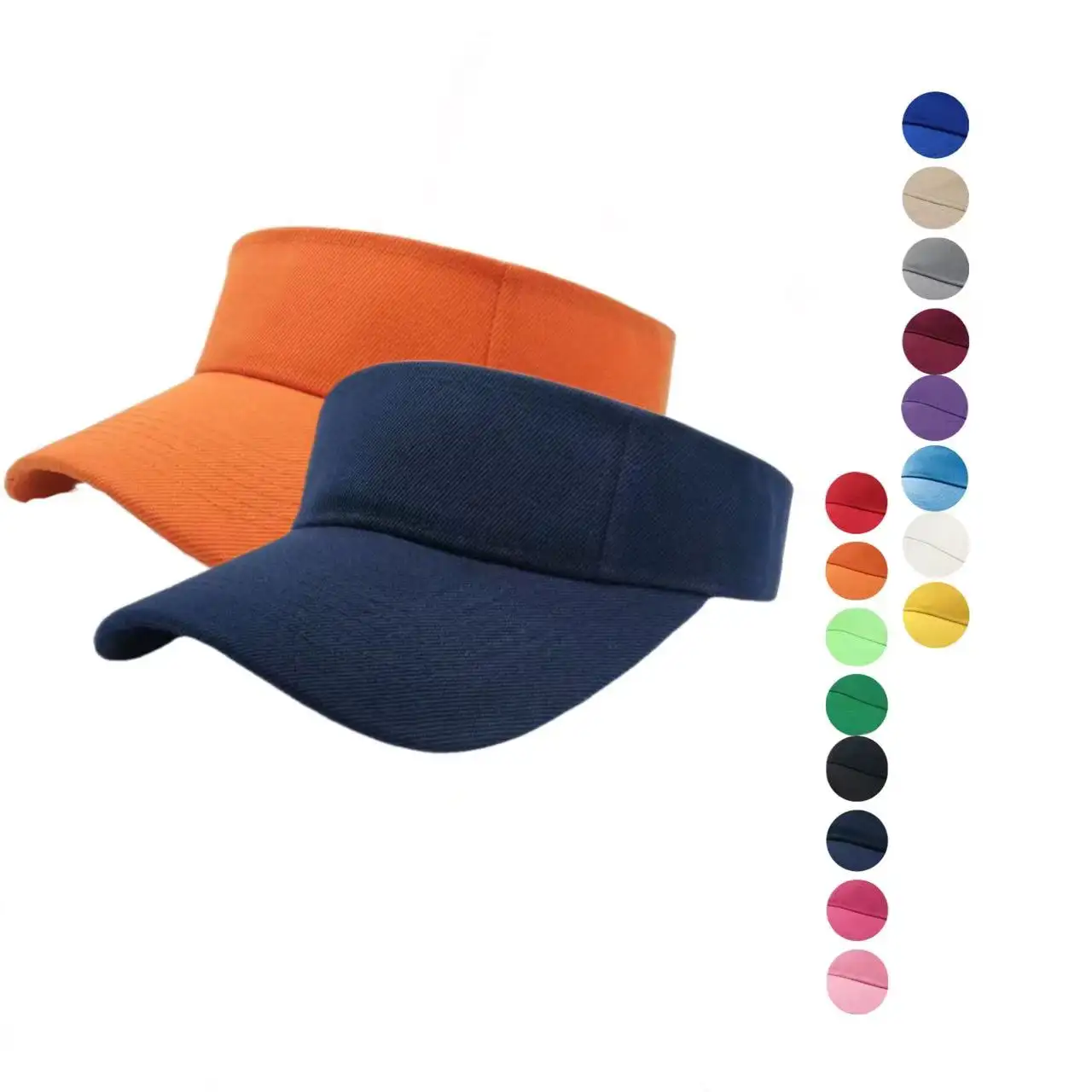 قبعات بيسبول ورياضة الجولف للجنسين سادة بسعر رخيص 100 ٪ قبعة قطنية قابلة للتعديل واقية من الشمس