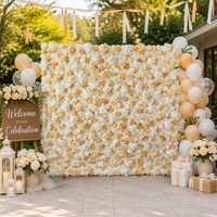 Mur de fleurs artificielles violettes ZHANGJIAJIE SUMMER FLOWER pour mariage, toile de fond en rouleau
