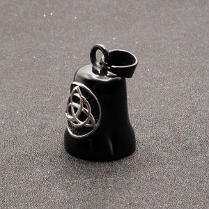 Llavero de Acero Inoxidable con Símbolo Vikingo de <span class=keywords><strong>Runas</strong></span> para Motociclistas, Amuleto de la <span class=keywords><strong>Suerte</strong></span> para Motociclistas, Color Negro Plateado - Product Image 6