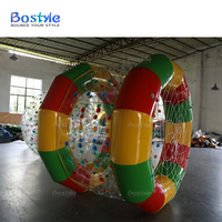 Haute qualité certifié CE PVC parc aquatique gonflable marche Roller Ball piscine d'eau extérieure jouet adultes installations d'amusement 500kg