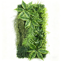 Panneau mural artificiel en buis vert pour décoration intérieure, 50x100cm, pour la maison, le bureau, le magasin