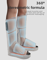 Masseur de jambes à compression d'air pour la circulation, la relaxation et le soulagement de la douleur, masseur de mollets et de pieds