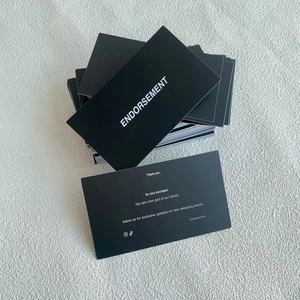 Chuyên nghiệp với phong bì trong thẻ đen tóc giả Kinh doanh Hoa cho <span class=keywords><strong>Amazon</strong></span> kết cấu Cảm ơn bạn thẻ - Product Image 1