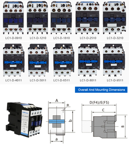 USFULL Contacteur AC de qualité supérieure Contacteur de niveau a 220V 380V Tension de <span class=keywords><strong>contact</strong></span> 480V à 500V Tension de bobine normalement ouverte et fermée - Product Image 4