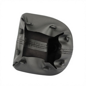 Poignée de levier de vitesse en cuir avec cache-poussière intégré pour Peugeot 106 205 206 306 406 207 307 407, design ergonomique - Product Image 5
