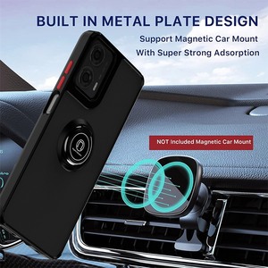 Para Motorola Moto G24 G34 G54 G14 G84 G200 G13 G72 G23 G53 G32 <span class=keywords><strong>G71</strong></span> cubierta mate a prueba de golpes soporte híbrido trasero con anillo - Product Image 2